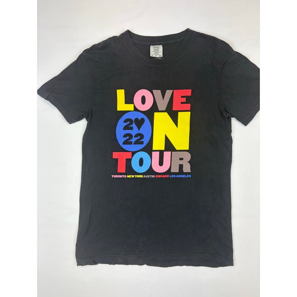 Harry Styles Love On Tour 2022 Concert Tee Comfort Colors Black Size S